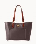 Dooney Pebble Grain Tammy Tote Brown Tmoro ID-EzfGBHEa