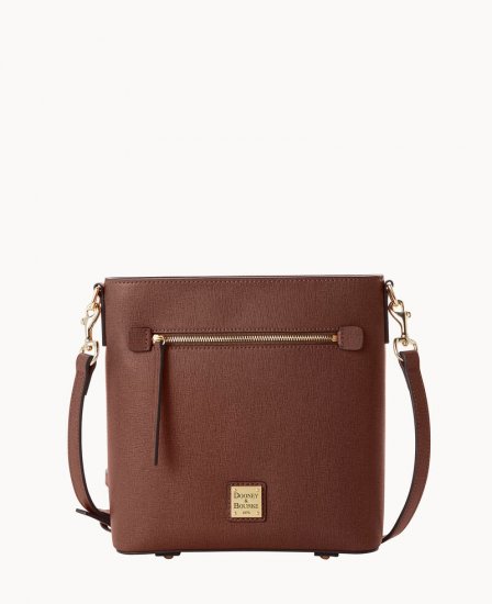 Dooney Saffiano Zip Crossbody Amber ID-9ezzZOWQ - Click Image to Close