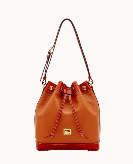 Dooney Dillen Drawstring Caramel ID-SM5j43L4 - Click Image to Close