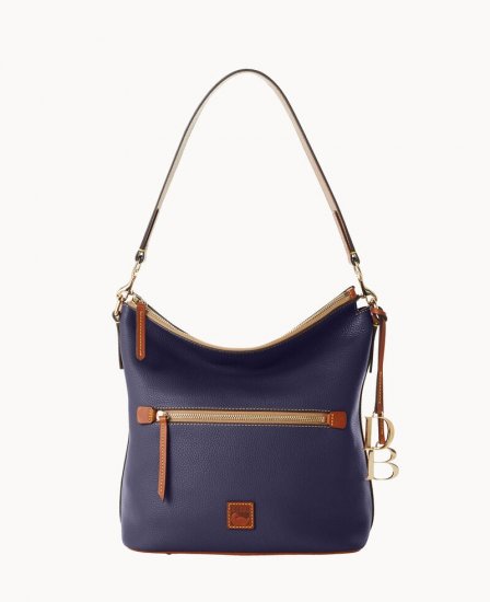 Dooney Pebble Grain Large Sac Midnight Blue ID-ot5XyJ8x - Click Image to Close