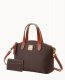 Dooney Pebble Grain Ruby Bag With Card Case Brown Tmoro ID-7ZtzfWHD