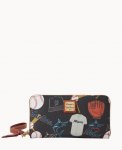 Dooney MLB Marlins Large Zip Around Wristlet Marlins ID-mPYT5nqz