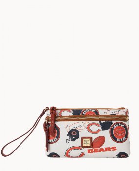 Dooney NFL Bears Double Zip Wristlet Chicago Bears ID-vJiJ478n