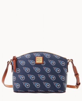 Dooney NFL Titans Suki Crossbody Med Wristlet TITANS ID-ABVVGq94