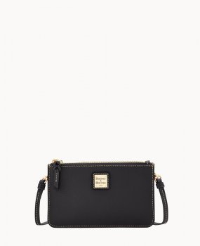 Dooney Pebble Grain Ella Crossbody Black Black ID-l2MOnq0R