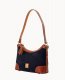 Dooney Suede Shoulder Bag Navy ID-L6M0joM6