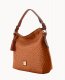 Dooney Ostrich Twist Strap Hobo Caramel ID-zdRhPF5y