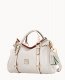 Dooney Florentine Satchel Ecru ID-EL0M98Sy