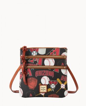 Dooney MLB Diamondbacks N S Triple Zip Crossbody Diamondbacks ID-VpWAYw97