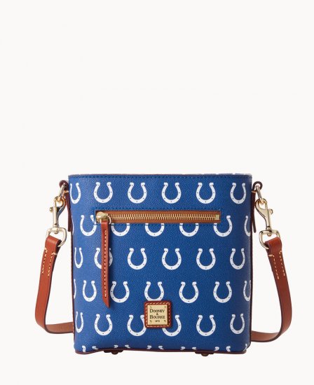 Dooney NFL Colts Small Zip Crossbody COLTS ID-p9hSjnSL - Click Image to Close