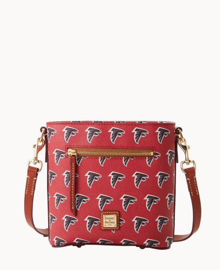 Dooney NFL Falcons Small Zip Crossbody FALCONS ID-pOkkO3uZ - Click Image to Close