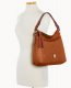 Dooney Ostrich Twist Strap Hobo Caramel ID-zdRhPF5y