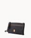 Dooney Pebble Grain Double Zip Wristlet Black Black ID-BKObnB8z