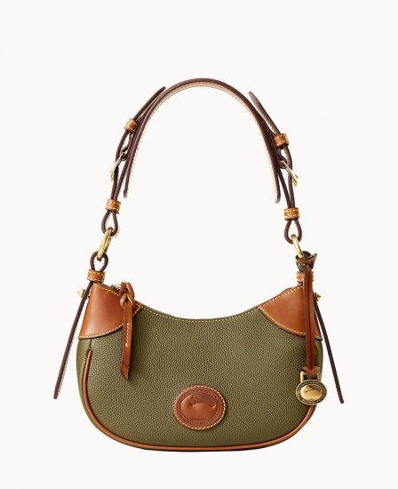 Dooney All Weather Leather 3.0 Demi Shoulder 22 Green ID-ANBw8bAm - Click Image to Close