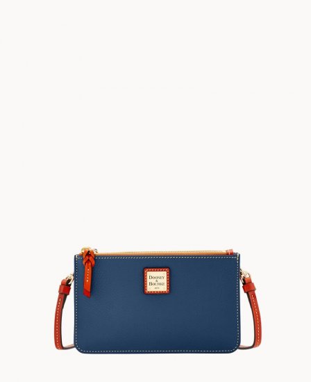 Dooney Pebble Grain Ella Crossbody Jeans ID-B3LfDdK9 - Click Image to Close