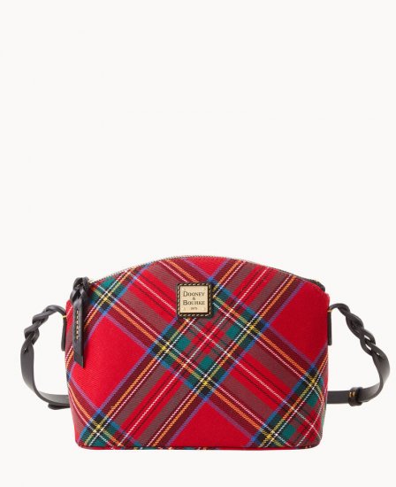 Dooney Tartan Penny Crossbody Red ID-ZPm5ve1m - Click Image to Close