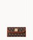 Dooney Gretta Continental Clutch Brown Tmoro ID-TkoDL3GF