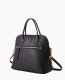 Dooney Florentine Large Domed Satchel Black Black ID-Pg6CN7M6