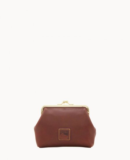 Dooney Florentine Large Framed Purse Chestnut ID-PnTPnDXd - Click Image to Close