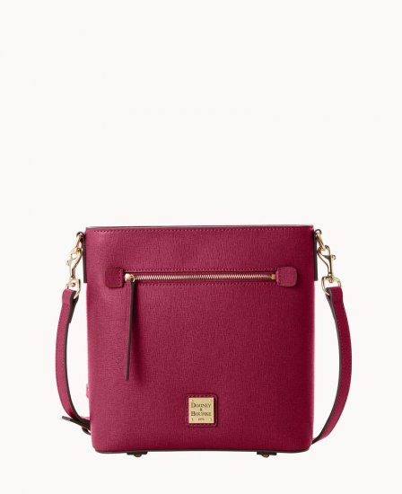 Dooney Saffiano Zip Crossbody Cranberry ID-lKVXeUww - Click Image to Close