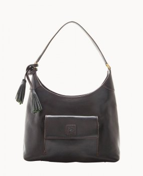 Dooney Florentine Small Hobo Black Black ID-UpG6fpO5