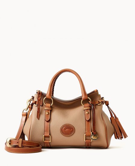 Dooney All Weather Leather 3.0 Satchel 30 Taupe ID-RAFLmwP3 - Click Image to Close