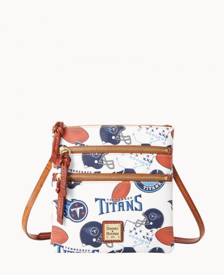 Dooney NFL Titans N S Triple Zip Crossbody Titans ID-hmxDB4Ej - Click Image to Close