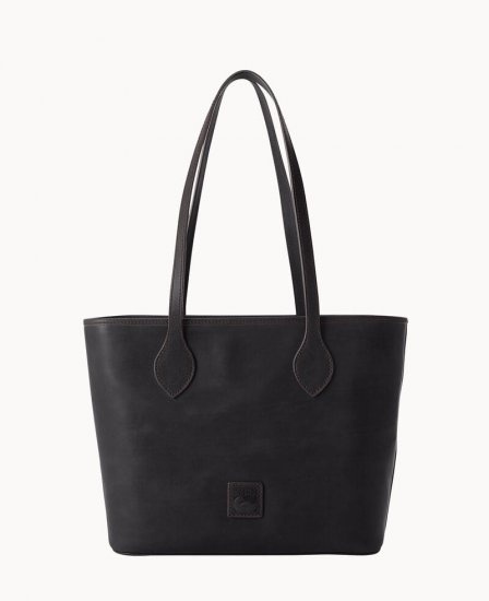 Dooney Florentine Tote Black Black ID-8wNhTqNI - Click Image to Close