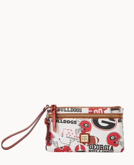 Dooney Collegiate University of Georgia Double Zip Wristlet University of Georgia ID-kVwxwSrP - Click Image to Close