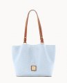 Dooney Ostrich Small Flynn Glacier Blue ID-fugmflmM