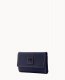 Dooney Florentine Flap Wallet Navy ID-H9pWdBCk