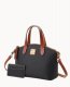 Dooney Pebble Grain Ruby Bag With Card Case Black ID-U9sRINyO