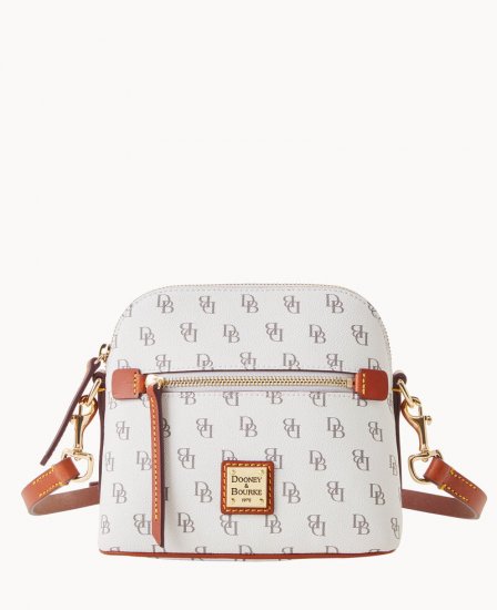 Dooney Gretta Domed Crossbody Bone ID-7YPKytZs - Click Image to Close