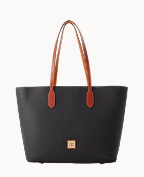 Dooney Pebble Grain Large Tote Black ID-Rps4ELfv