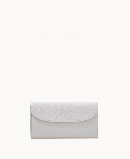 Dooney Henrys Continental Clutch White ID-JiwpdwGN - Click Image to Close