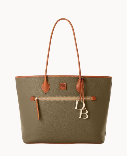 Dooney Pebble Grain Large Tote Olive ID-fkEyIJRN - Click Image to Close