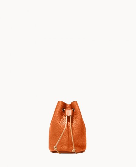 Dooney Henrys Mini Drawstring Orange ID-434Sl63x - Click Image to Close