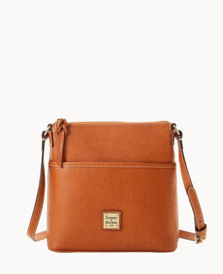 Dooney Saffiano Small Everyday Crossbody Natural ID-80XutKFg - Click Image to Close