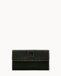 Dooney Florentine Continental Clutch Black Black ID-jpWcHgj5