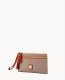 Dooney Pebble Grain Double Zip Wristlet Taupe ID-Cl8yLVIS