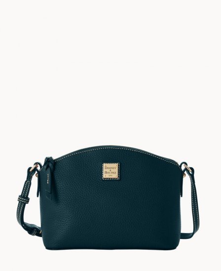 Dooney Pebble Grain Suki Crossbody Black Black ID-C0Ohz9WE - Click Image to Close