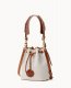 Dooney All Weather Leather 3.0 Mini Drawstring 17 Vanilla ID-aZl8bOcO