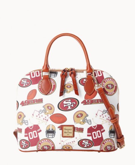 Dooney NFL 49ers Zip Zip Satchel 49ERS ID-NTpG7Sro - Click Image to Close