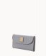 Dooney Saffiano Continental Clutch Smoke Grey ID-XiH0XWOU