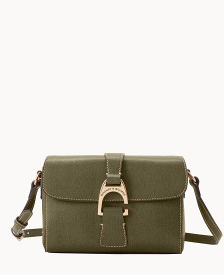 Dooney Saffiano Kyra Crossbody Olive ID-uTDIxnn9 - Click Image to Close