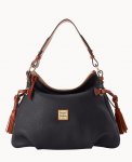 Dooney Pebble Grain Hobo Black ID-ax24jwLW