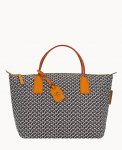 Dooney Roberta Pieri Tatami Fun Small Robertina Tote Pumpkin ID-YGOmMy3I