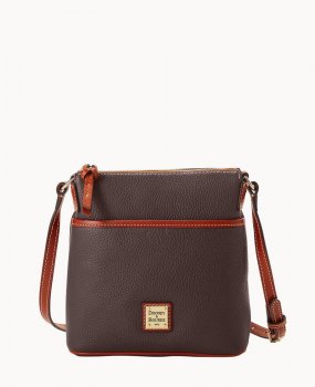 Dooney Pebble Grain Small Everyday Crossbody Brown Tmoro ID-fLnM6w8R