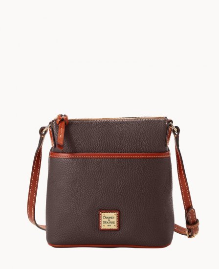 Dooney Pebble Grain Small Everyday Crossbody Brown Tmoro ID-fLnM6w8R - Click Image to Close