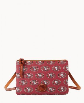 Dooney NFL 49ERS Top Zip Crossbody 49ERS ID-2PGEg53B